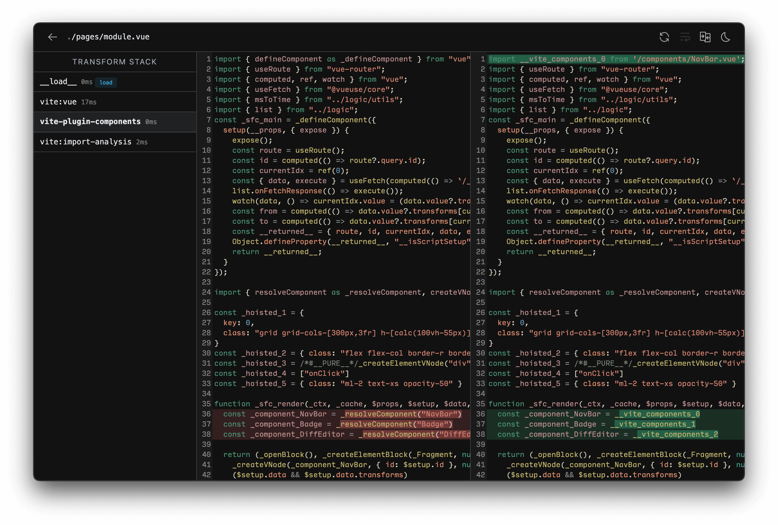 Vite plugin vue. Табуляция в Python.